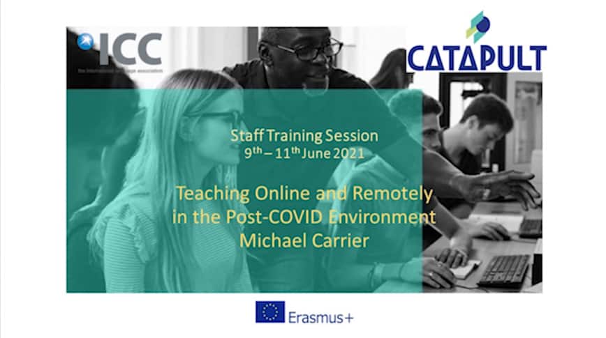 Michael Carrier - Teaching Online and Remotely in the Post-COVID Environment