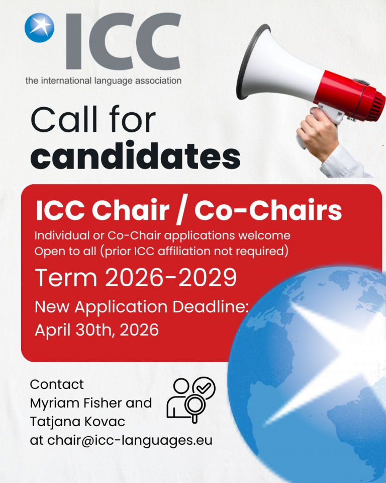 Call for Candidates – Chair / Co-Chairs 2026-2029 – ICC